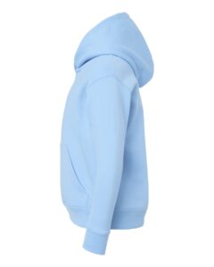 LAT 2296 Youth Hoodie Sweatshirt – Light Blue (side)