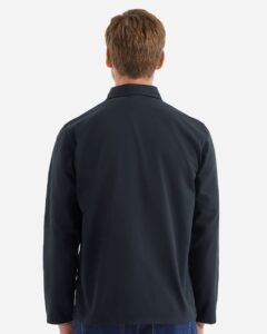 Artisan Collection by Reprime RP022 Unisex Utility 2.0 Chore Jacket – Stay Black (on model back)