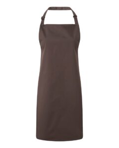 Artisan Collection by Reprime RP150 Recycled Bib Apron – Brown