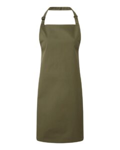 Artisan Collection by Reprime RP150 Recycled Bib Apron – Olive