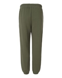 BELLA + CANVAS 3738 Unisex Sponge Fleece Sweatpants – Military Green (back)