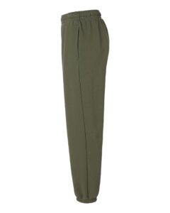 BELLA + CANVAS 3738 Unisex Sponge Fleece Sweatpants – Military Green (side)