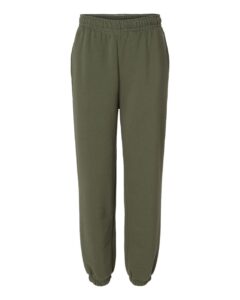BELLA + CANVAS 3738 Unisex Sponge Fleece Sweatpants – Military Green