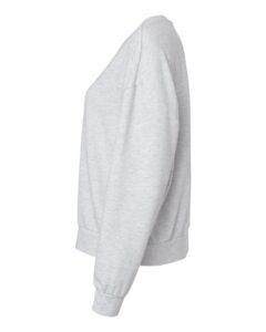 Independent Trading Co. PRM2700 Women’s California Wave Wash Sunday Crewneck Sweatshirt – Ash Heather (side)
