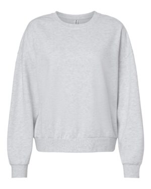Independent Trading Co. PRM2700 Women’s California Wave Wash Sunday Crewneck Sweatshirt – Ash Heather