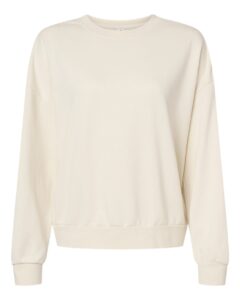 Independent Trading Co. PRM2700 Women’s California Wave Wash Sunday Crewneck Sweatshirt – Bone