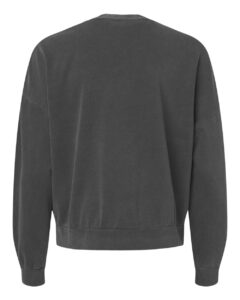 Independent Trading Co. PRM2700 Women’s California Wave Wash Sunday Crewneck Sweatshirt – Pigment Black (back)
