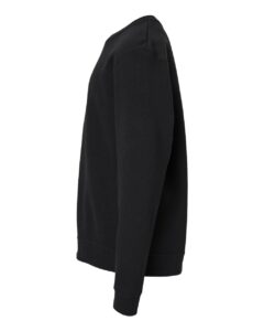 Independent Trading Co. SS3001Y Youth Midweight Crewneck Sweatshirt – Black (side)