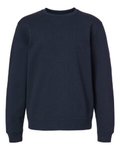 Independent Trading Co. SS3001Y Youth Midweight Crewneck Sweatshirt – Classic Navy
