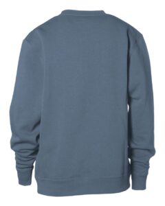 Independent Trading Co. SS3001Y Youth Midweight Crewneck Sweatshirt – Storm Blue (back)