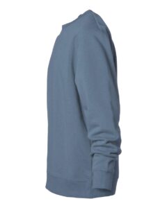Independent Trading Co. SS3001Y Youth Midweight Crewneck Sweatshirt – Storm Blue (side)