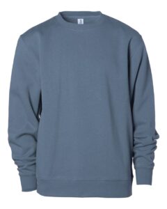 Independent Trading Co. SS3001Y Youth Midweight Crewneck Sweatshirt – Storm Blue