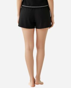 Boxercraft BW6504 Women’s Essential Spirit Shorts – Black (on model back)