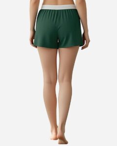 Boxercraft BW6504 Women’s Essential Spirit Shorts – Dark Green (on model back)