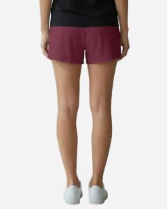 Boxercraft BW6504 Women’s Essential Spirit Shorts – Maroon (on model back)