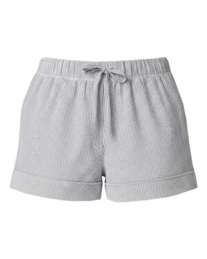Boxercraft BW6507 Women’s Seersucker Shorts – Oxford/ White Stripe