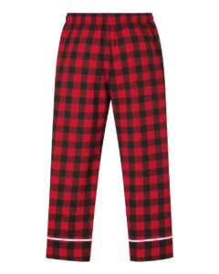 Boxercraft BW6603 Women’s Cuff Flannel Pants – Red/ Black Buffalo (back)