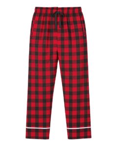 Boxercraft BW6603 Women’s Cuff Flannel Pants – Red/ Black Buffalo