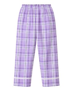 Boxercraft BW6603 Women’s Cuff Flannel Pants – Lavender Carnegie Plaid (back)