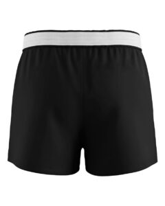 Boxercraft BY6504 Youth Essential Spirit Shorts – Black (back)