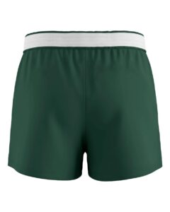 Boxercraft BY6504 Youth Essential Spirit Shorts – Dark Green (back)