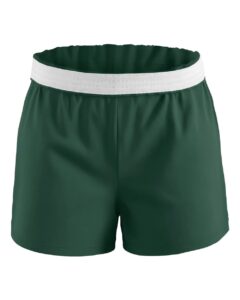 Boxercraft BY6504 Youth Essential Spirit Shorts – Dark Green