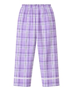 Boxercraft BY6603 Youth Wide Cuff Flannel Pants – Lavender Carnegie Plaid (back)