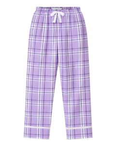 Boxercraft BY6603 Youth Wide Cuff Flannel Pants – Lavender Carnegie Plaid