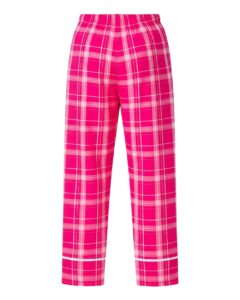 Boxercraft BY6603 Youth Wide Cuff Flannel Pants – Pink Carnegie Plaid (back)