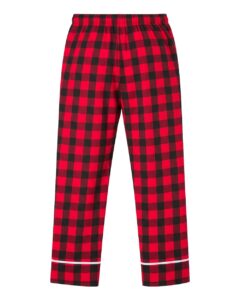 Boxercraft BY6603 Youth Wide Cuff Flannel Pants – Red/ Black Buffalo (back)
