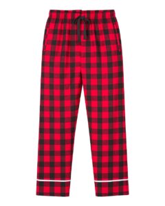 Boxercraft BY6603 Youth Wide Cuff Flannel Pants – Red/ Black Buffalo