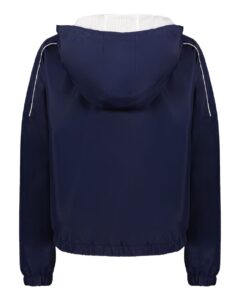 Holloway 229744 Women’s Rowhouse Jacket – Navy/ White (back)