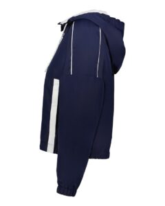 Holloway 229744 Women’s Rowhouse Jacket – Navy/ White (side)
