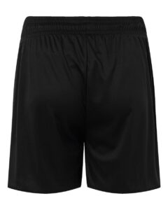 Badger 7101 Men’s On The Rise Shorts – Black/ White (back)
