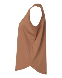 LAT 3592 Women’s Relaxed Fine Jersey Tank – Canyon (side)
