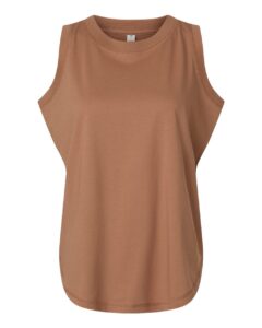 LAT 3592 Women’s Relaxed Fine Jersey Tank – Canyon