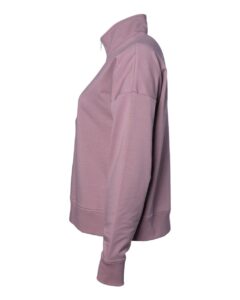 Independent Trading Co. EXP15WPQ Women’s Perform Quarter-Zip Pullover – Orchid (side)