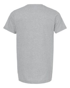 M&O 4300 Unisex ACE Cotton T-Shirt – Athletic Grey (back)