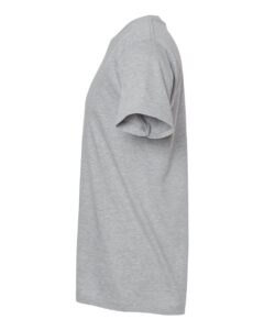 M&O 4300 Unisex ACE Cotton T-Shirt – Athletic Grey (side)