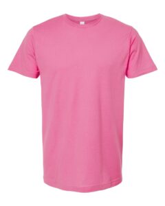 M&O 4300 Unisex ACE Cotton T-Shirt – Azalea