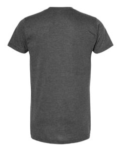 M&O 4300 Unisex ACE Cotton T-Shirt – Dark Heather (back)