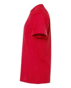 M&O 4300 Unisex ACE Cotton T-Shirt – Deep Red (side)