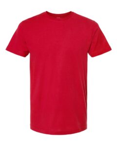 M&O 4300 Unisex ACE Cotton T-Shirt – Deep Red