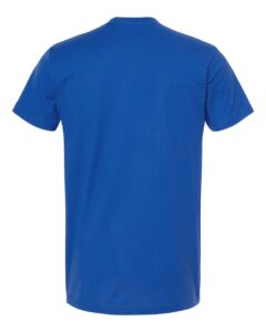 M&O 4300 Unisex ACE Cotton T-Shirt – Royal (back)