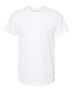 M&O 4300 Unisex ACE Cotton T-Shirt – White