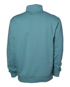 Independent Trading Co. SS4600QZ Unisex Midweight Quarter-Zip Pullover – Agave (back)