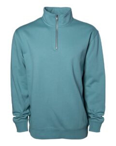 Independent Trading Co. SS4600QZ Unisex Midweight Quarter-Zip Pullover – Agave