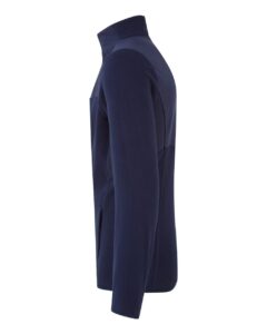 Onna NN800 Men’s Agility Panelled Fleece Full-Zip Jacket – Action Navy (side)