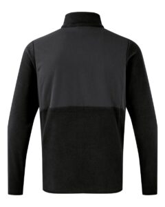 Onna NN800 Men’s Agility Panelled Fleece Full-Zip Jacket – Exact Black (back)