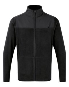 Onna NN800 Men’s Agility Panelled Fleece Full-Zip Jacket – Exact Black